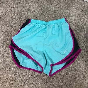 Blue Grey & Fuchsia Nike Running Shorts